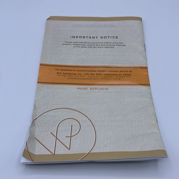 Wolfgang Puck 3 in 1 Red Electric Spiralizer Model BSPL0010 - Picture 11 of 12